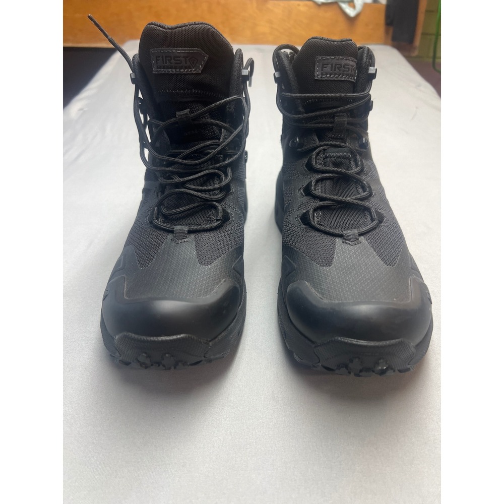 First Tactical V2 Side Zip Tactical Boots Black Mens 9.5 165928 Duty Shoes